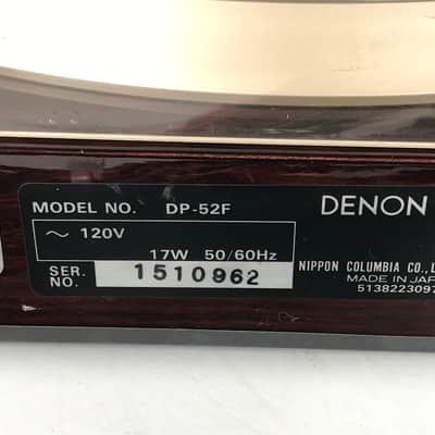 Denon DP-52F Direct Drive Fully Automatic Turntable System image 12