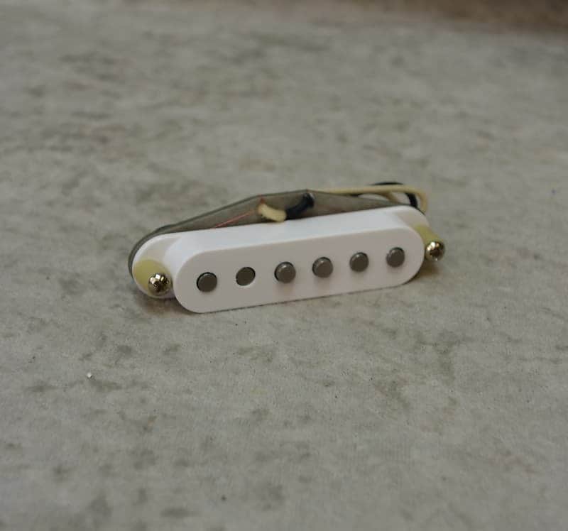 NEW! Bare Knuckle SLOW HAND single coil BRIDGE pickup white cover image 1