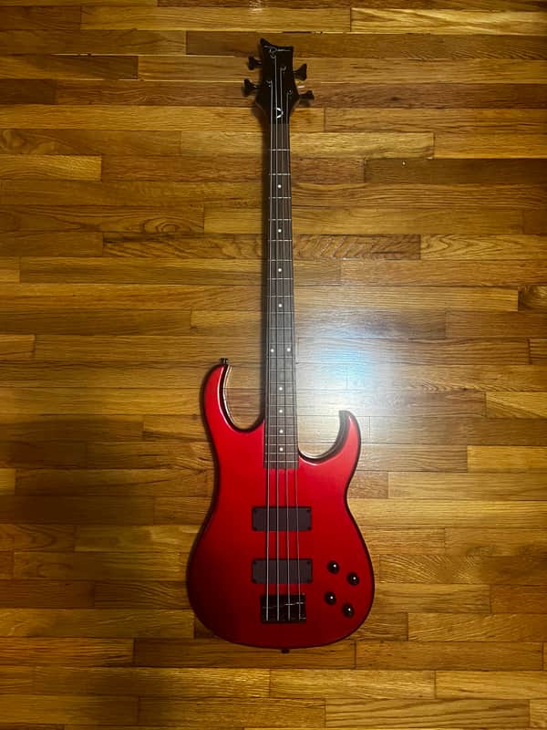 Dean Edge 4-String Bass 2000s - Red image 1