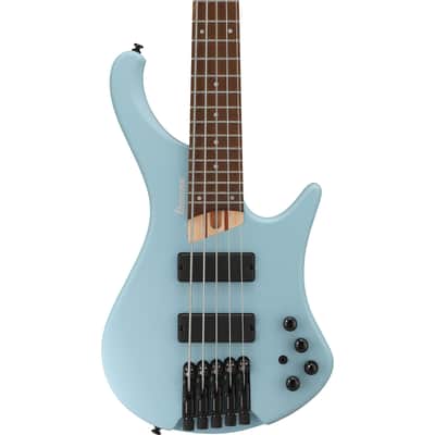 Ibanez Bass Workshop EHB605-PRM Purist Blue Matte - 5-String Electric Bass image 3