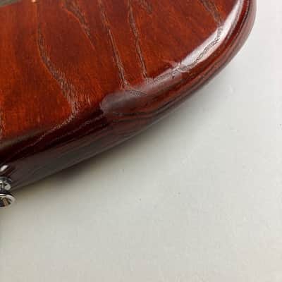 Fender FSR American Standard Hand Stained Ash Stratocaster Wine Red image 9