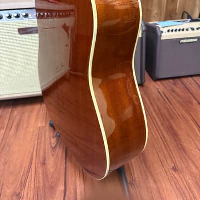 Epiphone FT-79 AN Inspired by Texan Reissue Acoustic Electric Guitar -2009 - Antique Natural w/hard case image 17