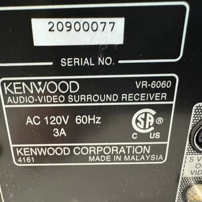 Kenwood VR-6060 Receiver HiFi Stereo Home Theater 6.1 Channel Phono Vintage AVR image 6