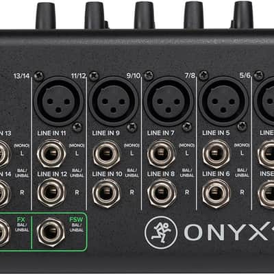Mackie ONYX12 12-Ch. Mixer w/Multi-Track USB/EQ+Bluetooth+Se Electronics Mic image 9