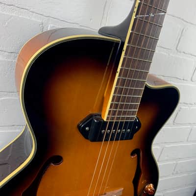 Alvarez AD65CE Archtop Acoustic Electric P-90 Pickup w/ Case image 14