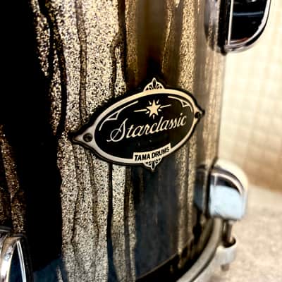 Tama Starclassic Walnut Birch 10x8 tom - Black Clouds & Silver Linings image 15