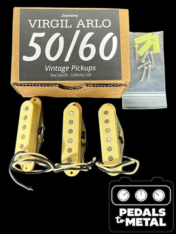 Virgil Arlo 50/60 Strat 50’s Style Magnets W/60’s Wiring “Black Label” X10236 image 1