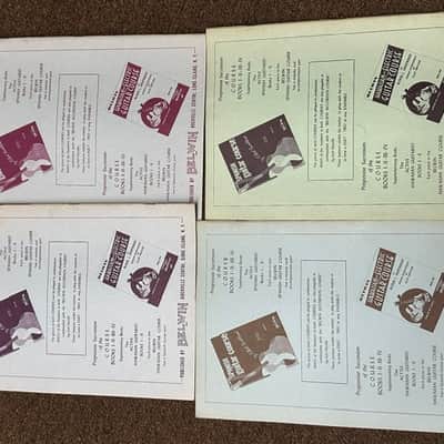 Used Vintage Retro Old Belwin Set of 4 different music books Hawaiian & Electric Guitar Course Books image 2