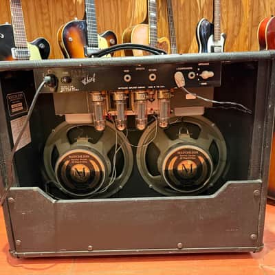 1997 Matchless Chief 100 2 x 12" Combo Amp Burgundy and Black image 6