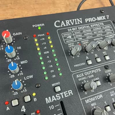 Carvin Pro-Mix 7 Four Channel DJ Mixer image 2