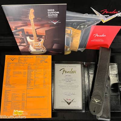Fender Custom Shop LTD Roasted Pine Strat Deluxe Closet Classic White Blonde (595) image 8