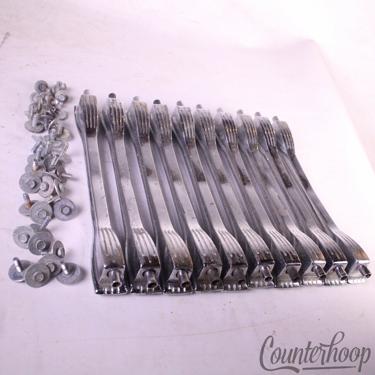 Ludwig 10x Mach Lugs Tom/Marching Snare Drum Vintage 60s-70s Chrome High-Tension — main photograph