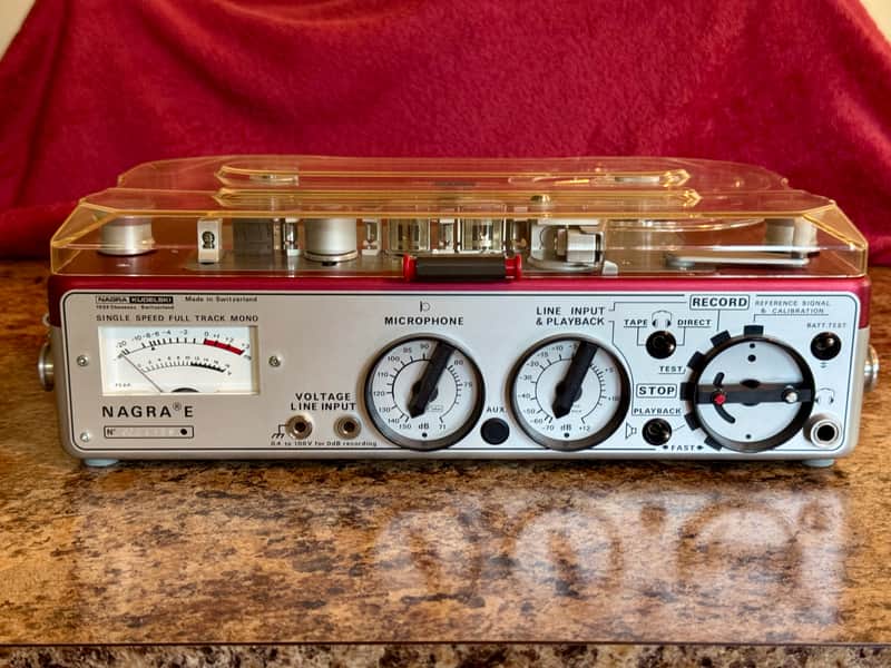 Nagra E Recorder - CLEAN w Power Supply, Original Case, Tape image 1