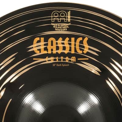 Meinl Classics Custom Dark Splash Cymbal 10 image 3