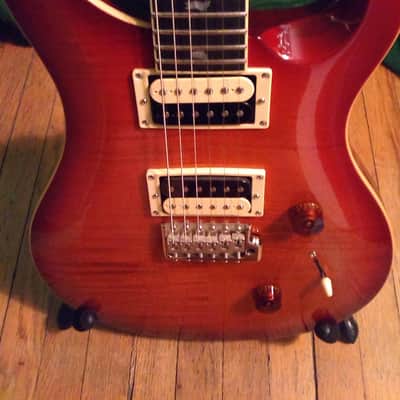 Paul Reed Smith SE Custom 24 2015 Cherry sunburst w/creme binding image 2