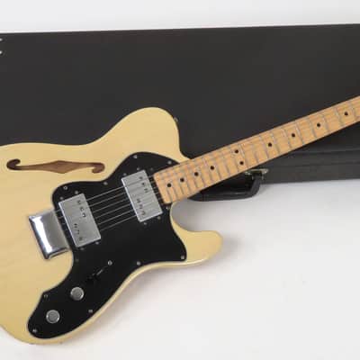 1978 Fender Telecaster Thinline - Original Transparent Blonde Finish- Large Neck Profile - Wide Range Pickups image 18