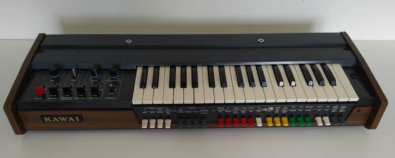 Kawai Teisco S-100P vintage analog synthesizer with aftertouch and spring reverb Sh image 1