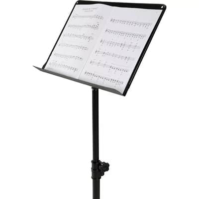 OEM 6 Pack NEW Perforated Tripod Orchestral Music Stand, Black image 4