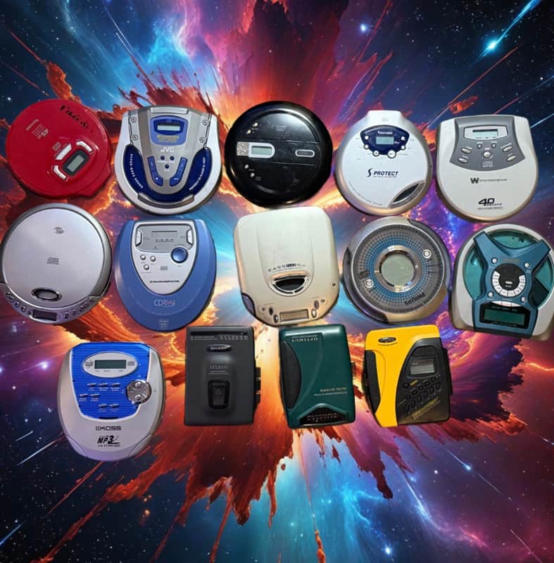 JVC,  Philps, ETC.. Walkman Cassette Player and CD Discman ALL WORKING 14 PIECE image 1