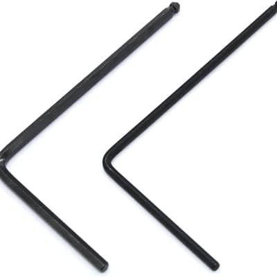 Guitar Truss Rod Wrench 4mm & 5mm Guitar Allen Wrench Tool for Martin Acoustic Guitar, Deep or Narrow Truss Rod Adjustment, Ball End Allen Key Set image 3