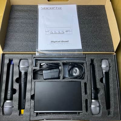 VocoPro Digital-Quad-H2 Four-Channel UHF Wireless Handheld Microphone System (913.3 to 925.8 MHz) image 4