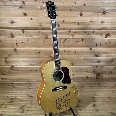 Gibson Custom 70th Anniversary John Lennon 1962 J-160E Museum Limited Edition Acoustic Guitar - Natural image 2