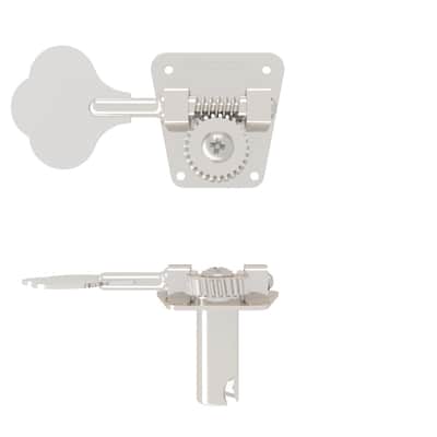 NEW Hipshot HB2 BASS TUNER - CLOVER KEY - NICKEL TREBLE 20210NT image 1