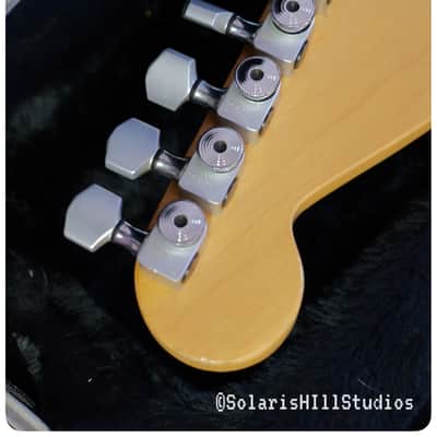 Graffiti Yellow Fender Strat Plus with Maple Fretboard 1987 - 1988 image 13