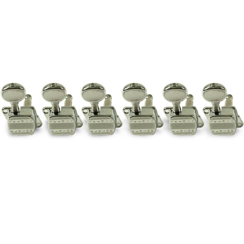 Kluson Plus Series 6 In Line Tuning Machines Chrome Upgrade for your Epiphone and Squier Guitar image 1