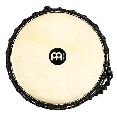 Meinl HDJ3-XL 13" Headliner Series Rope Tuned Black Wood Djembe Black River Series image 3