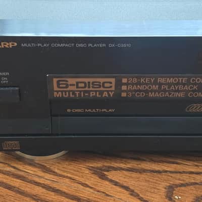 Sharp DX-C3510 six CD changer May 1990 - Black image 2