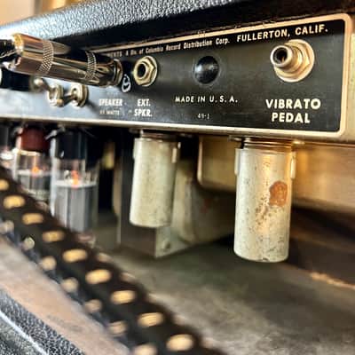 Fender FEIC Showman Amplifier 1965 - Blackface pre CBS tube amp image 9