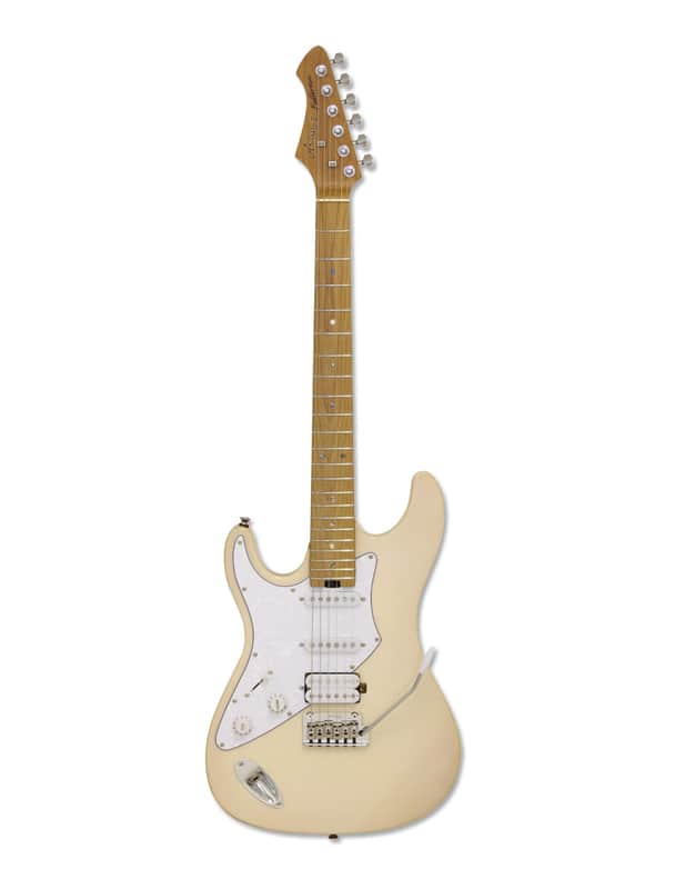 Aria 714JH Pro II Fullerton Flamed Maple Top Poplar Body Roasted Maple Neck 6-String Electric Guitar image 1