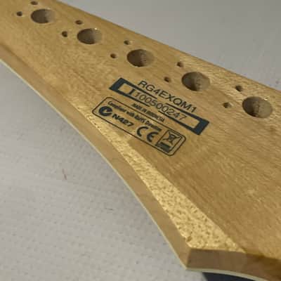 2010's Indonesian Ibanez RG4EXQM1 Wizard II 24 Fret AANJ Guitar Neck Floyd Ready image 20
