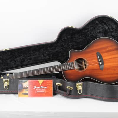 Breedlove Oregon Concert CE Bourbon Burst, Myrtlewood/Myrtlewood image 13