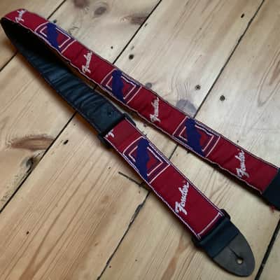 Circa 1980s / 90s Fender Monogrammed Guitar Strap USA image 1