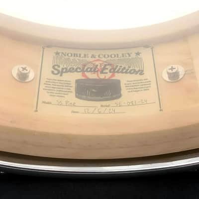 Noble & Cooley Solid Shell Classic Special Edition Pine Snare Drum 14x5 image 4
