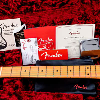 2019 Fender American Original ‘50s Telecaster Vintage Reissue Butterscotch, Near-Mint w/ Tweed Case, COA, Tags image 22