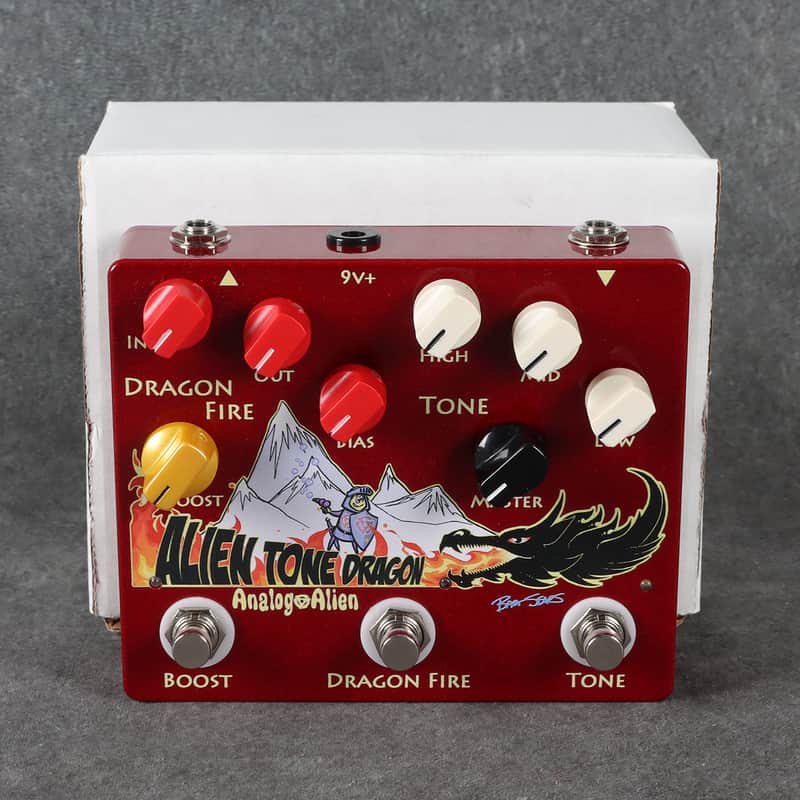 Analog Alien Alien Tone Dragon Overdrive Fuzz Pedal - 2nd Hand image 1