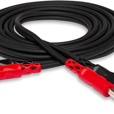 Dual 1/4 Inch to Dual Stereo Interconnect Cable, 3.3 Feet image 1