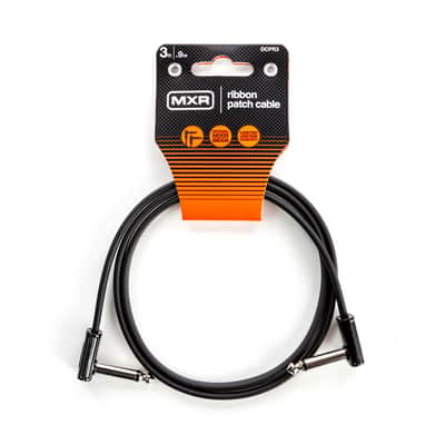 MXR DCPR3 36" Right Angle Ribbon Patch Cable for Pedalboard - Single Cable image 1