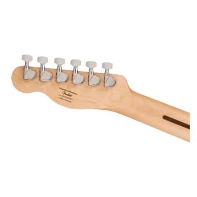 Squier Sonic Telecaster 6-String Right-Handed Electric Guitar with Maple Fingerboard, 1-Ply Black Pickguard, and Satin Urethane Neck Finish (Butterscotch Blonde) image 6