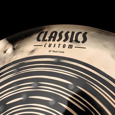 MEINL CC18DUC Classics Custom Dual Crash 18 Zoll Becken dark/brilliant image 8