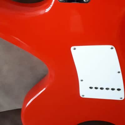 Sale!! 
Brian Eastwood Fender Bender Stratocaster Distortorcaster 1992 Fiesta red Unique Rare Nr.5 Custom Hand Made image 11