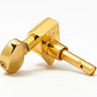 Grover 106G Rotomatic Locking Tuners 3 +3 Gold Finish image 5