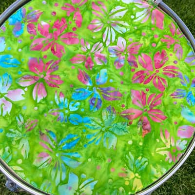 13" single layer cloth drum cover - dampener - partial mute - compare to Drum Tortillas Quesadilla or Big Fat Snare image 1