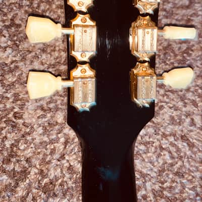 2008 Gibson Les Paul Studio black and gold electric guitar made in the usa Hardshell case image 11