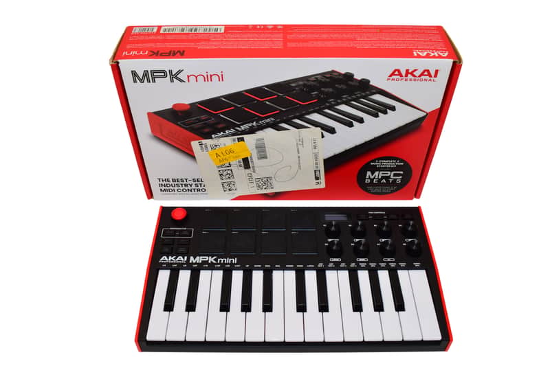 Akai MPK Mini MK3 25-key MIDI Keyboard Controller w/ Box image 1