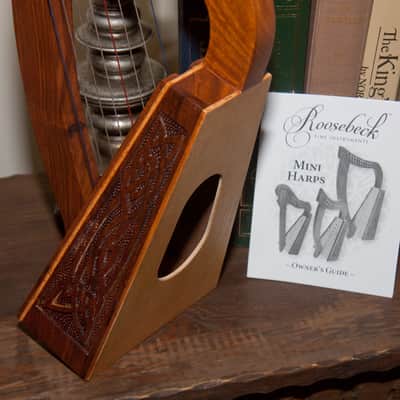 Roosebeck Lily Harp 8-string - Knotwork Design + Gig Bag image 4