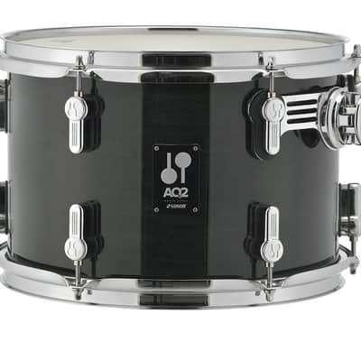 Sonor AQ2 Transparent Black Lacquer BOP 18x14_14x13_12x8_14x6 Shell Pack +Throne | Authorized Dealer image 3